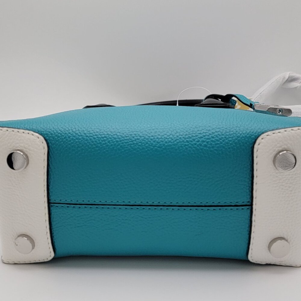 Michael Kors Mercer Color-Block Leather Cross Body - Picture 6 of 13